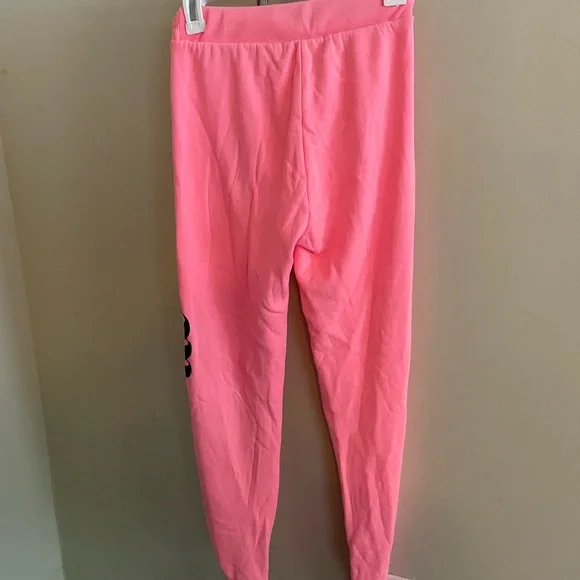 NWOT Wildfox Mega Chic Rose Sweatpants XS Coral - Picture 5 of 8